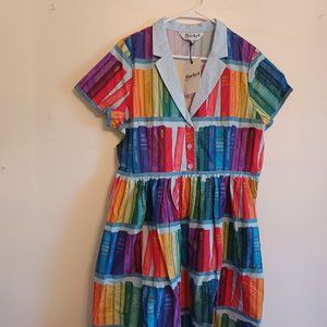 Treat Your Shelf Rainbow Dress